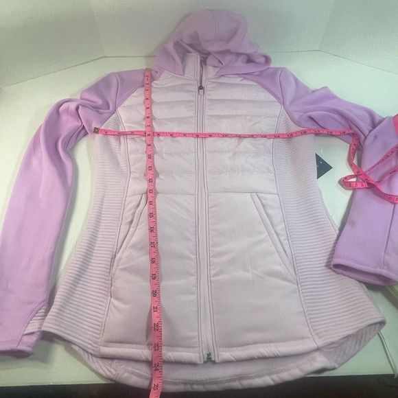 Tek Gear lavender fleece zip up hoodie jacket size xs BNWT - Picture 4 of 10